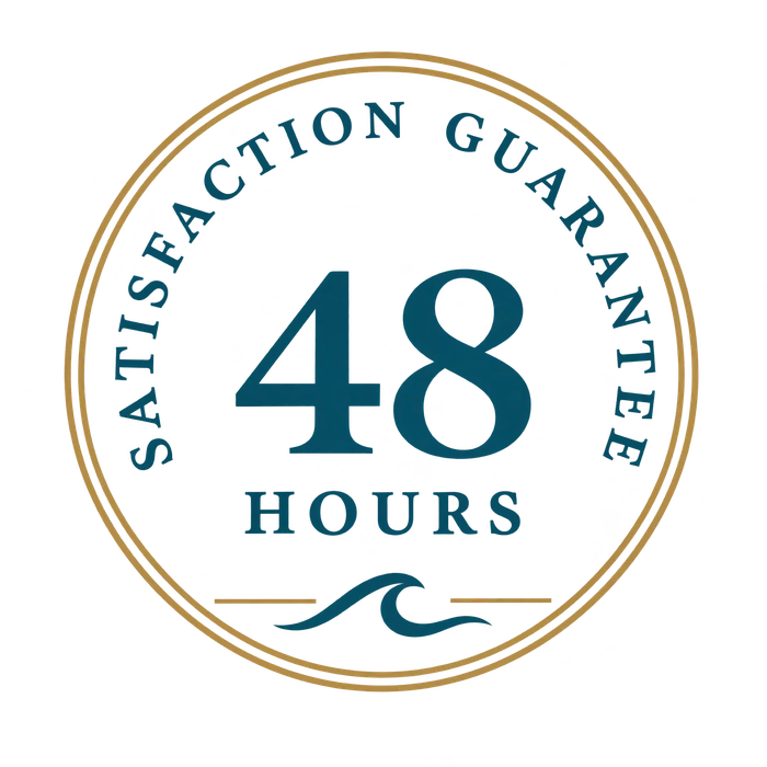48-hour satisfaction guarantee